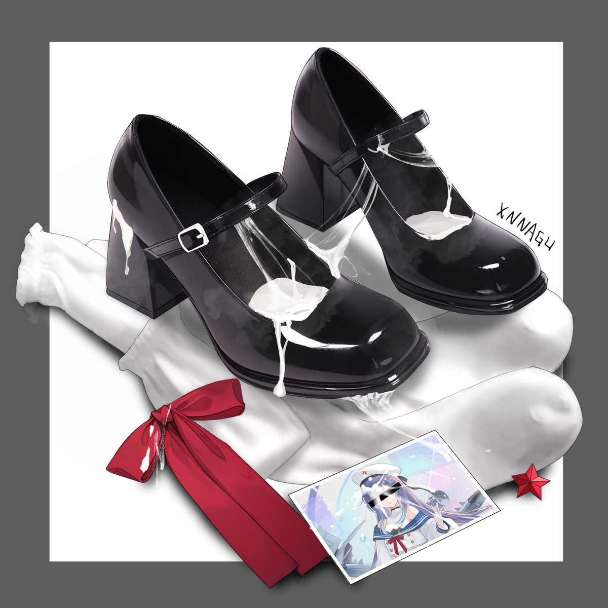 This is a pixiv picture whose title is 舰R 难逃一劫的鹰潭.