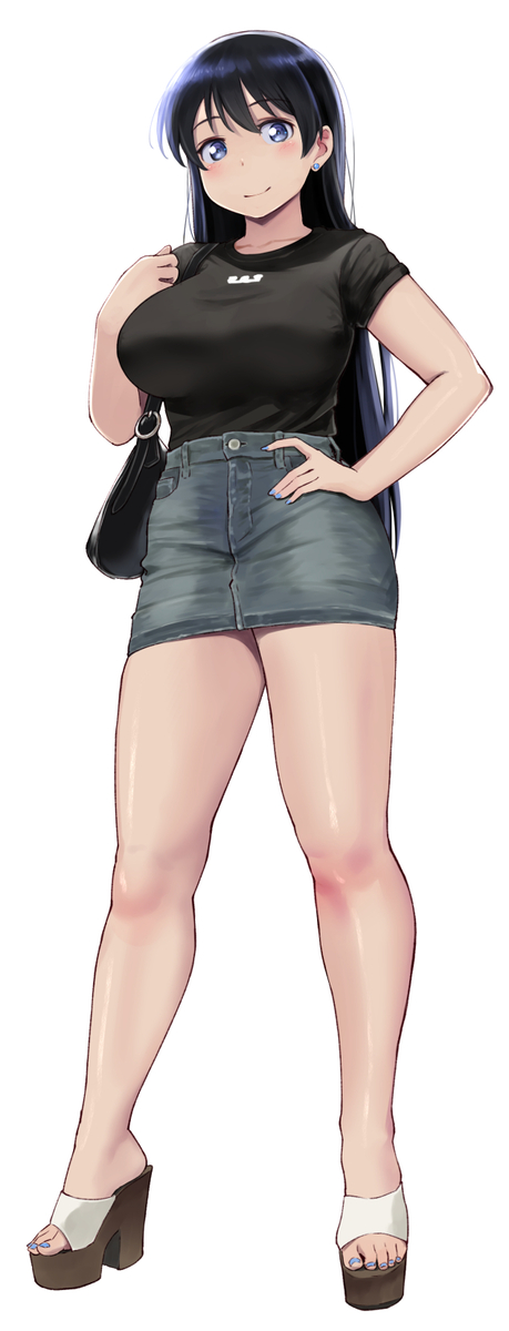 This is a pixiv picture whose title is 鉱物採取の予定がない日のコーデ.