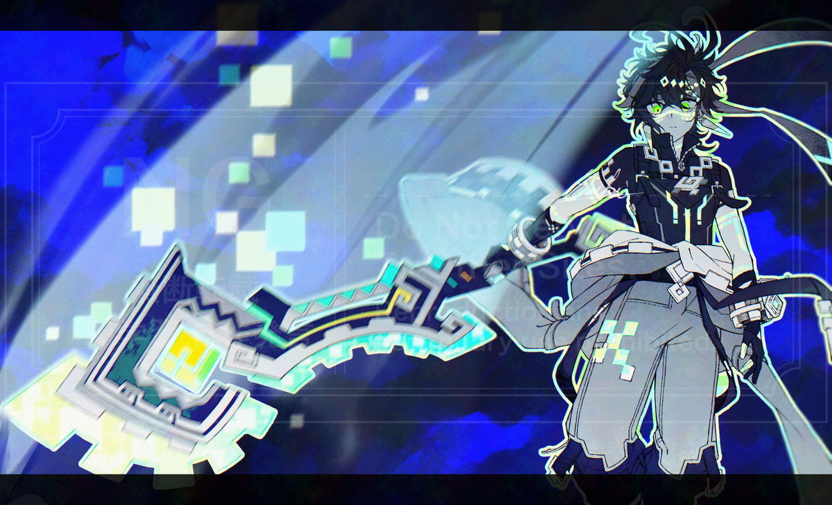 This is a pixiv picture whose title is 『緊急依頼』.