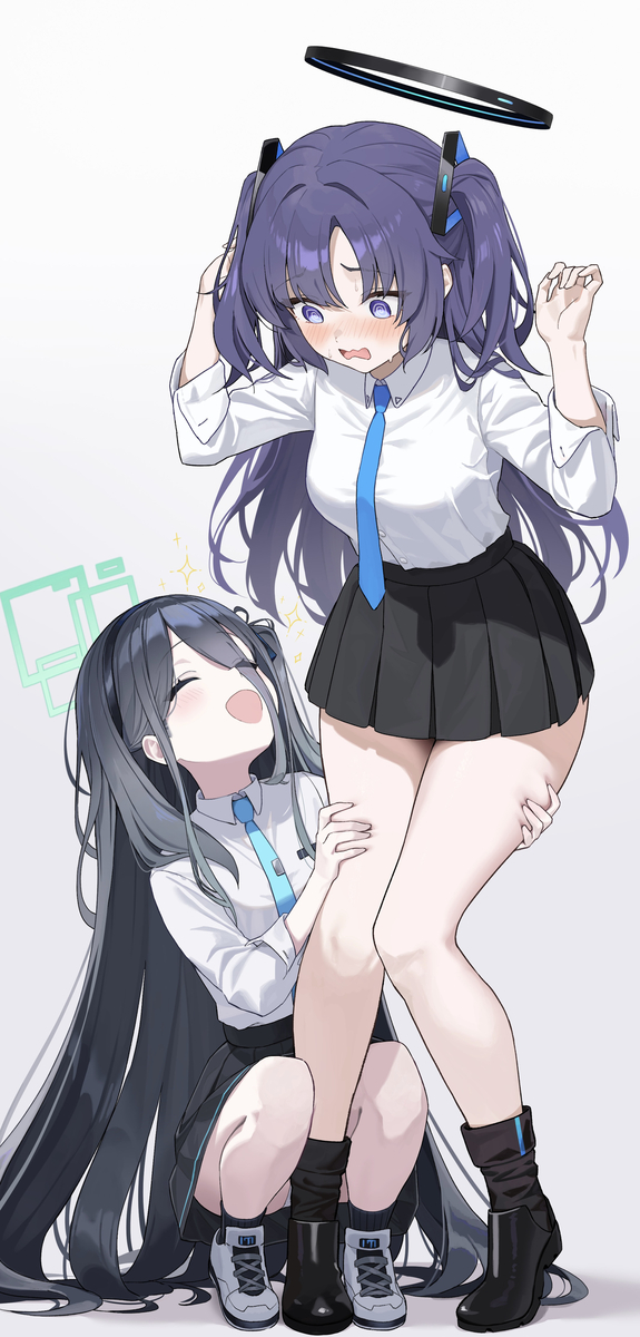 This is a pixiv picture whose title is ユウカの太もも太いです！！！！！！.
