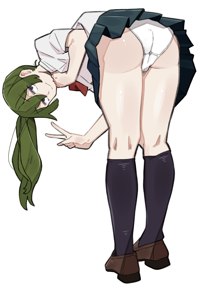This is a pixiv picture whose title is 🍑✌.