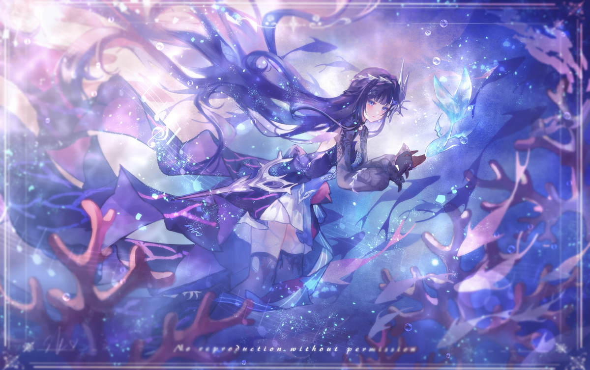 This is a pixiv picture whose title is 海の約束.