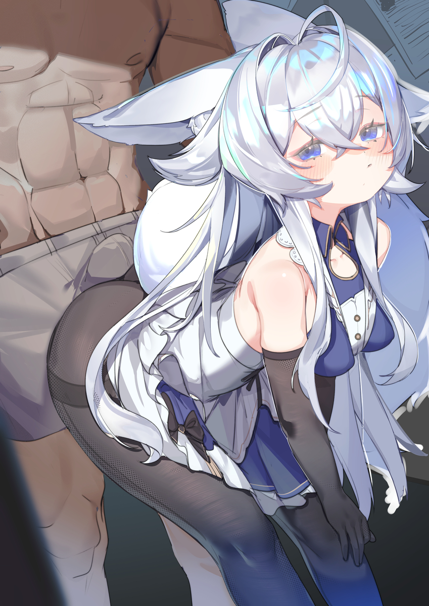 This is a pixiv picture whose title is 勾引谁呢！.