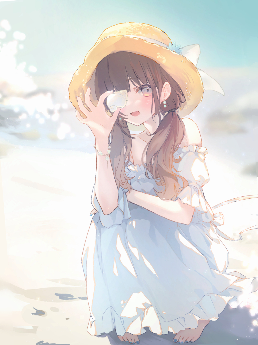 This is a pixiv picture whose title is 🐚.