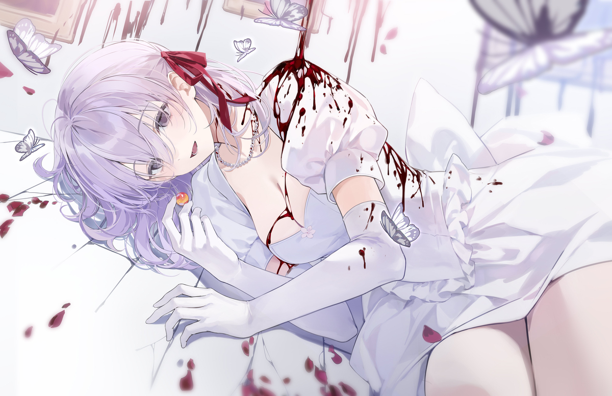 This is a pixiv picture whose title is 🌸.