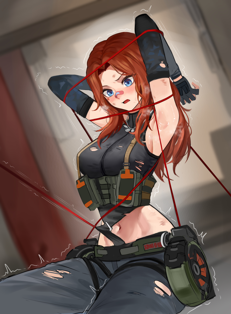 This is a pixiv picture whose title is 开大回溯被自己勾住的疾风.