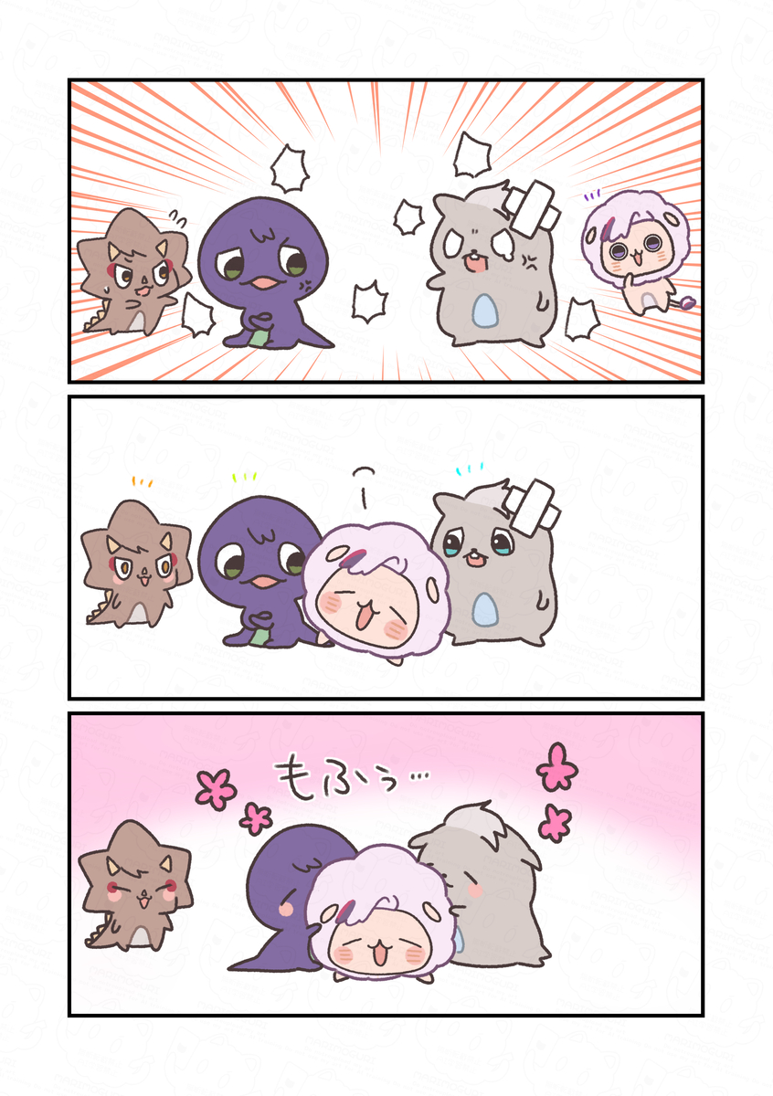 This is a pixiv picture whose title is 魅惑のもふもふ.