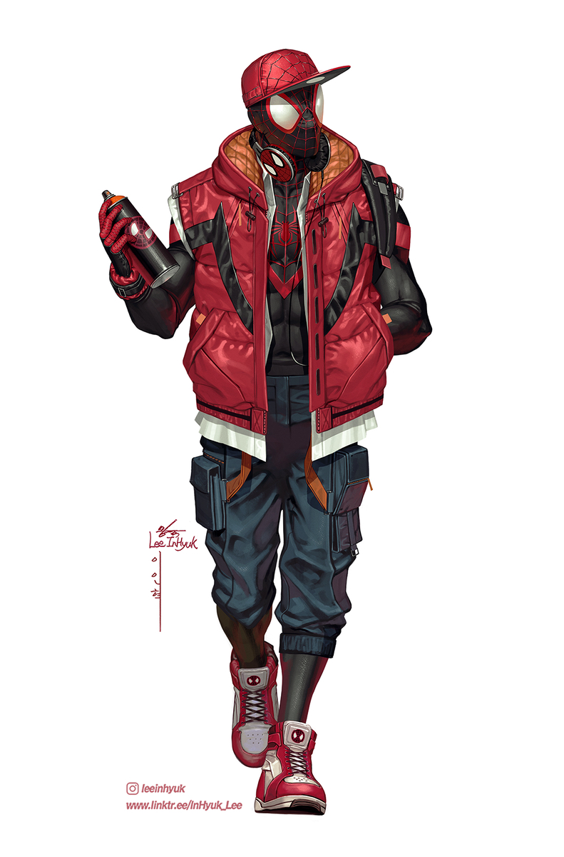 This is a pixiv picture whose title is MILES MORALES: SPIDER-MAN #40.