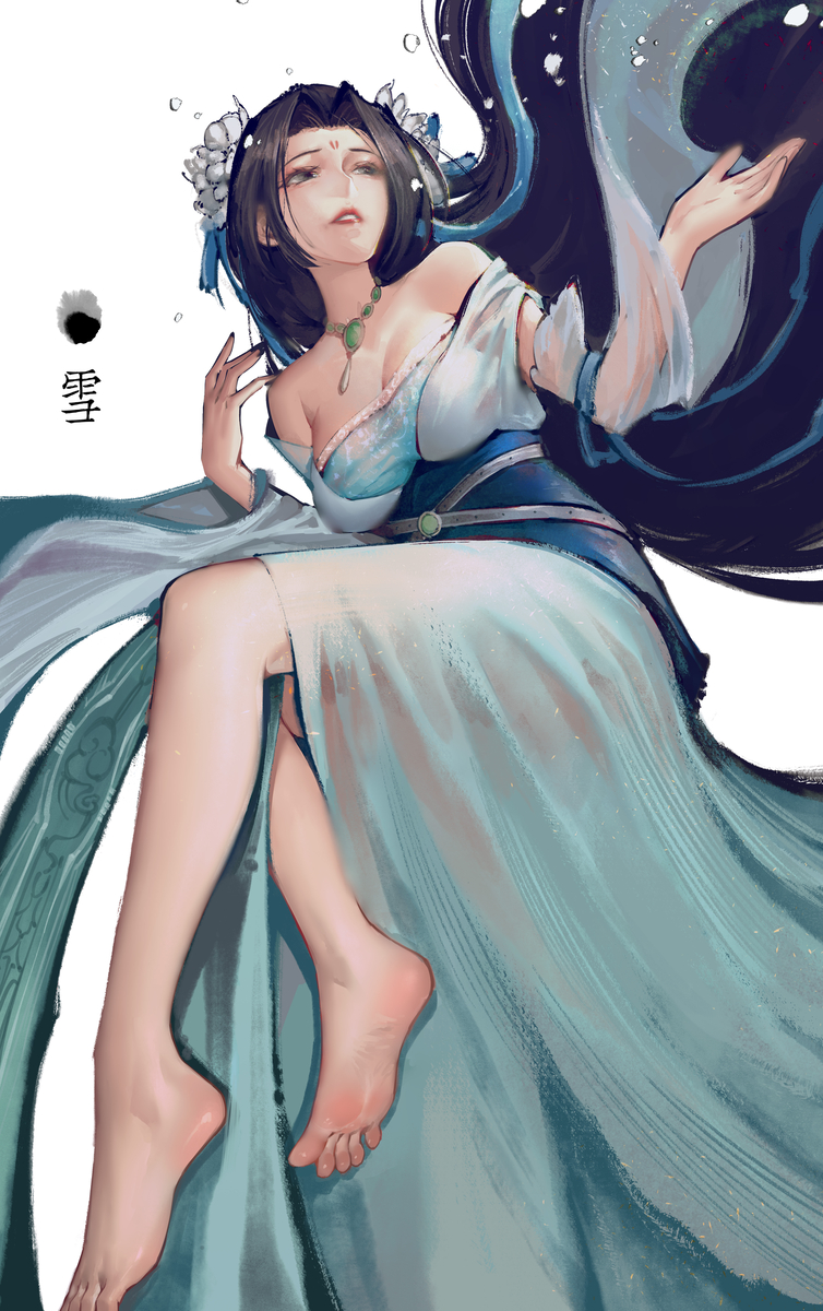 This is a pixiv picture whose title is 欧阳雪.