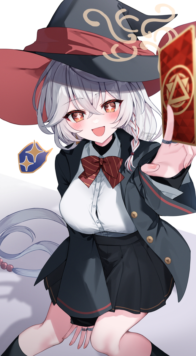 This is a pixiv picture whose title is 白尾エリ.