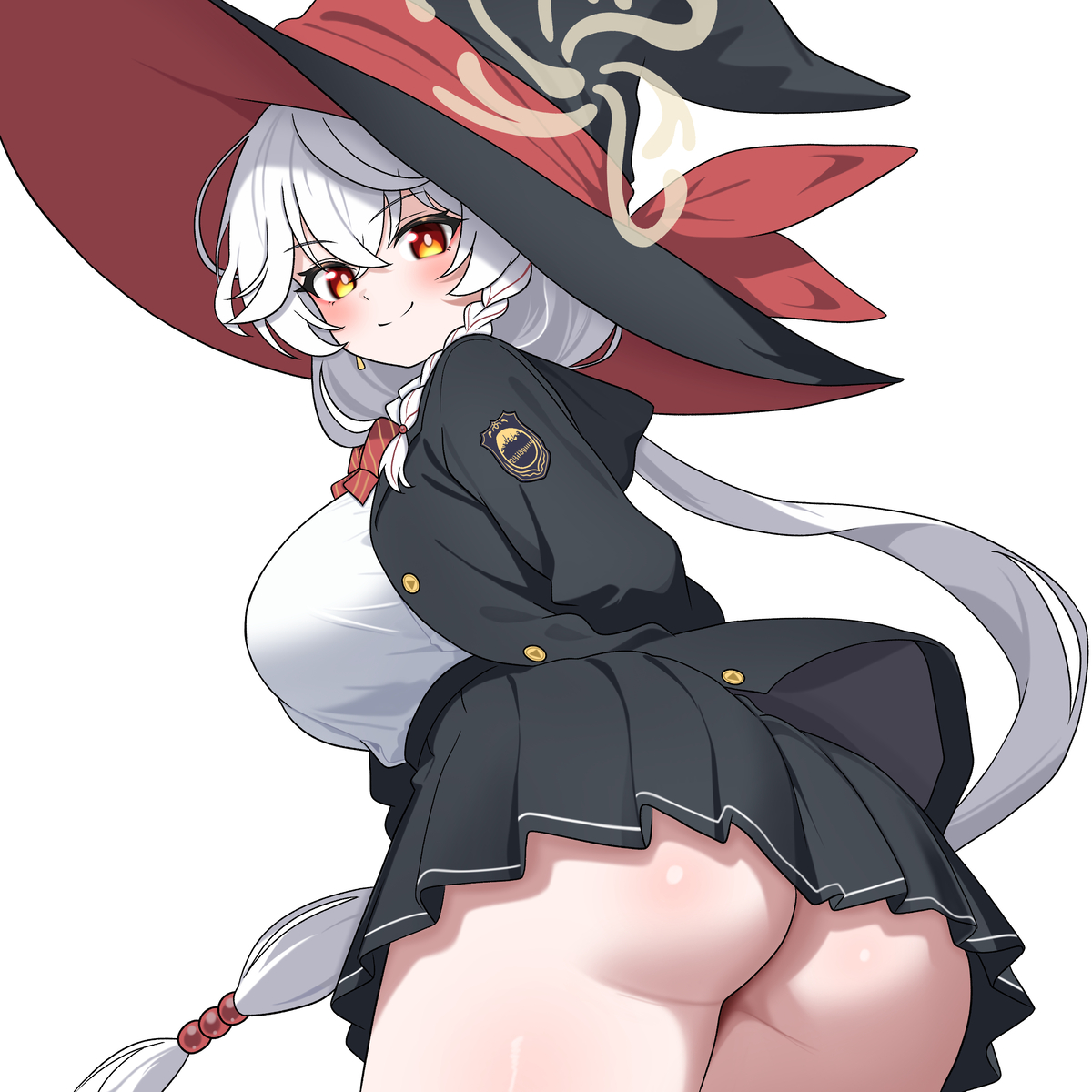 This is a pixiv picture whose title is ブルーアーカイブ_白尾エリ.