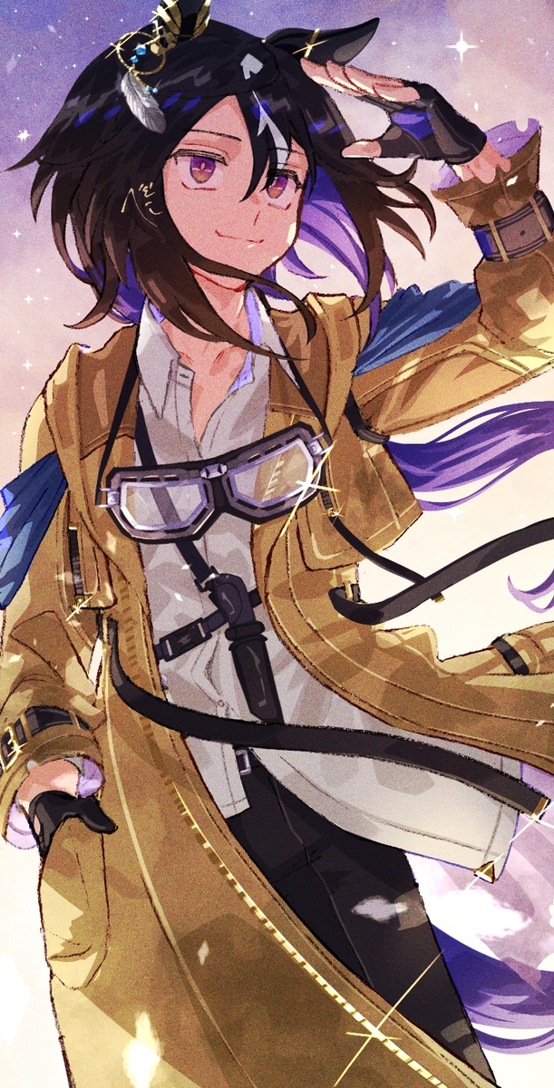 This is a pixiv picture whose title is ステイゴールド.