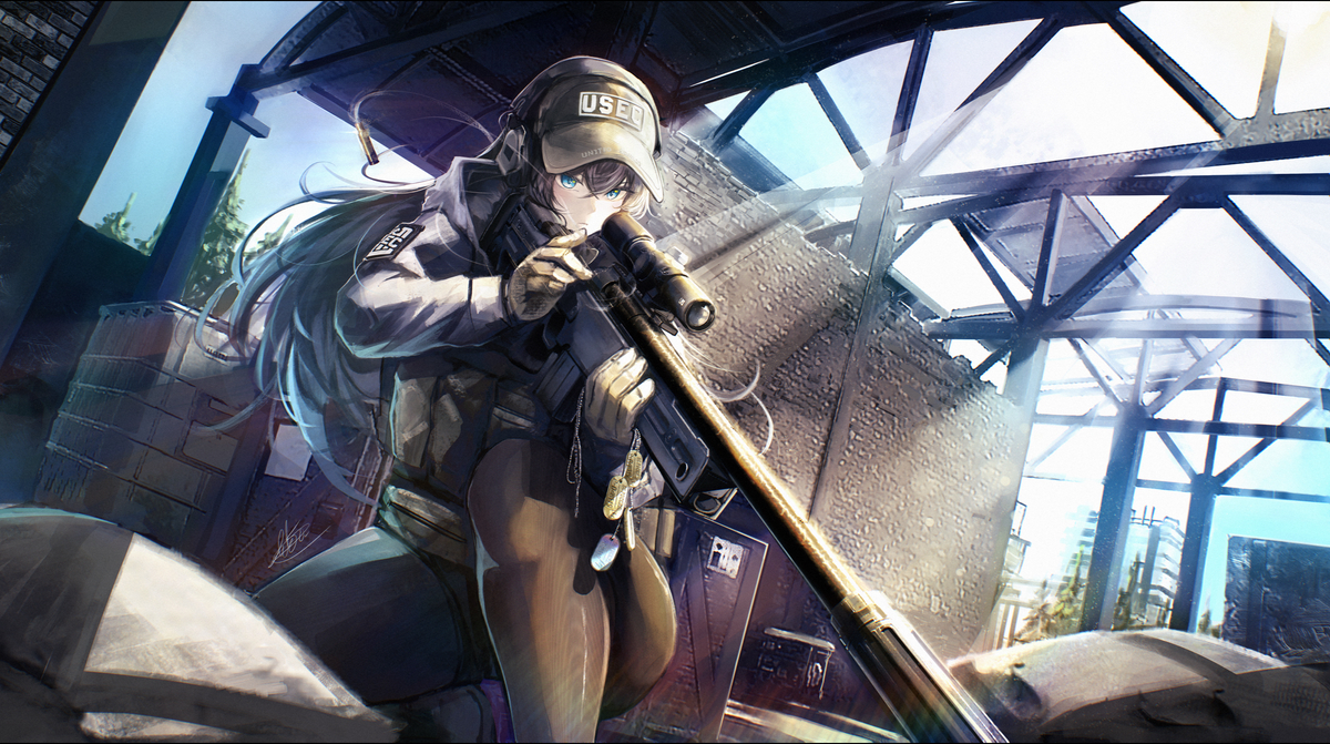 This is a pixiv picture whose title is A Shooter Born in Heaven.