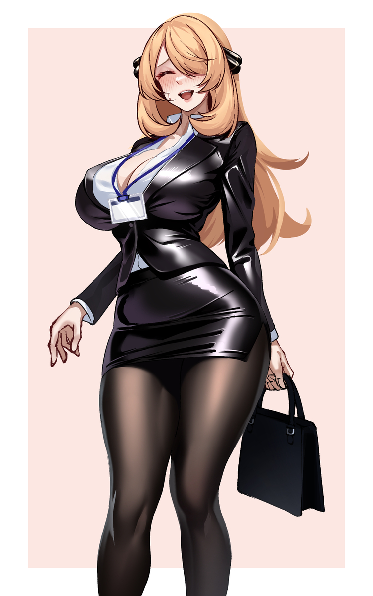 This is a pixiv picture whose title is OLシロナさん.