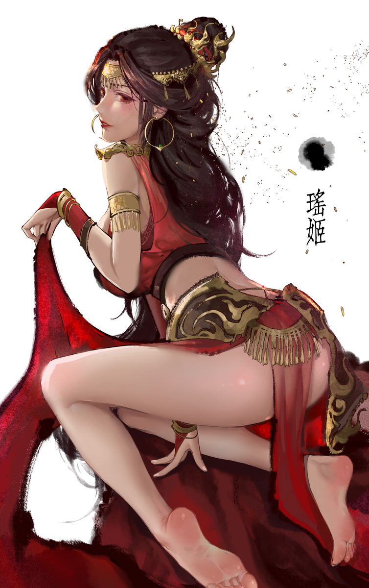This is a pixiv picture whose title is 瑶姬.