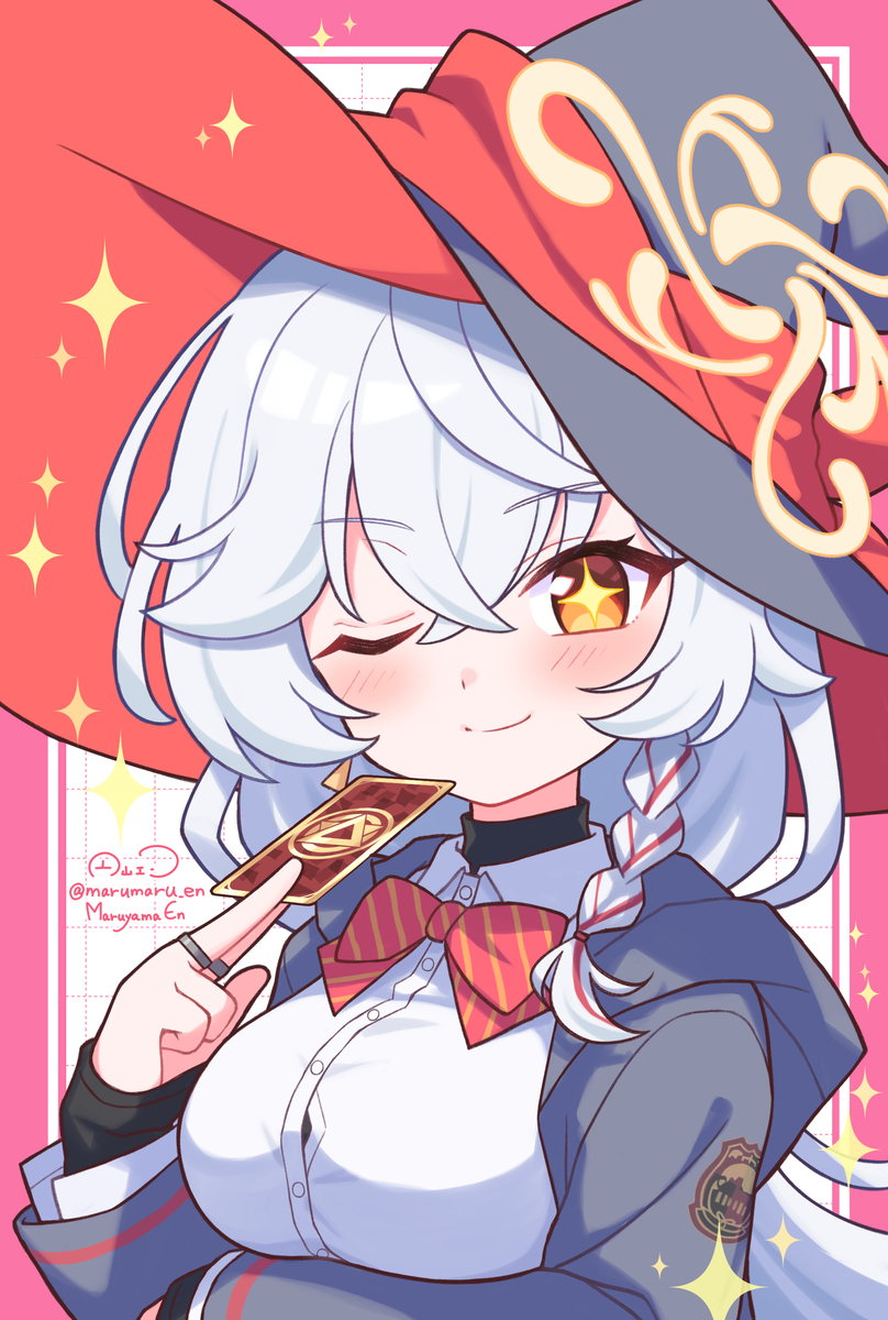 This is a pixiv picture whose title is 白尾エリ.