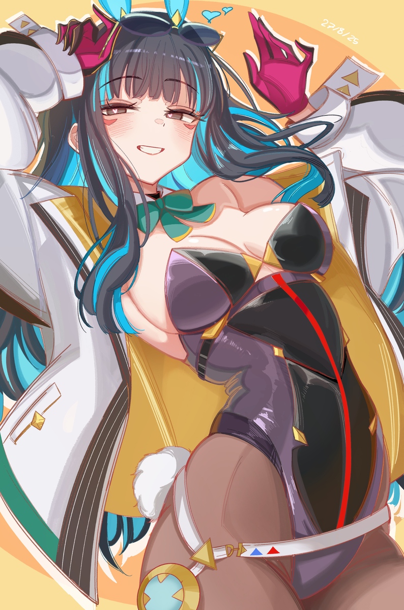 This is a pixiv picture whose title is Bunny tenochi redraw.