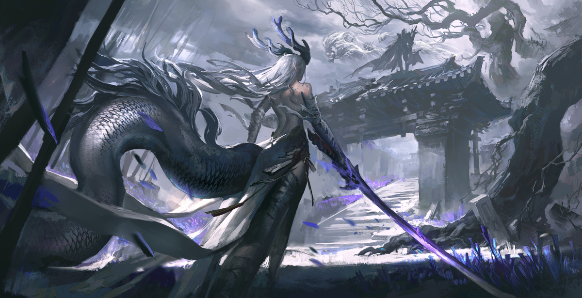 This is a pixiv picture whose title is “待到秋来九月八，我花开后百花杀”.