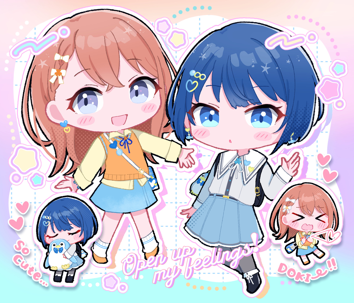 This is a pixiv picture whose title is 想いをのせて紡ぎたい.