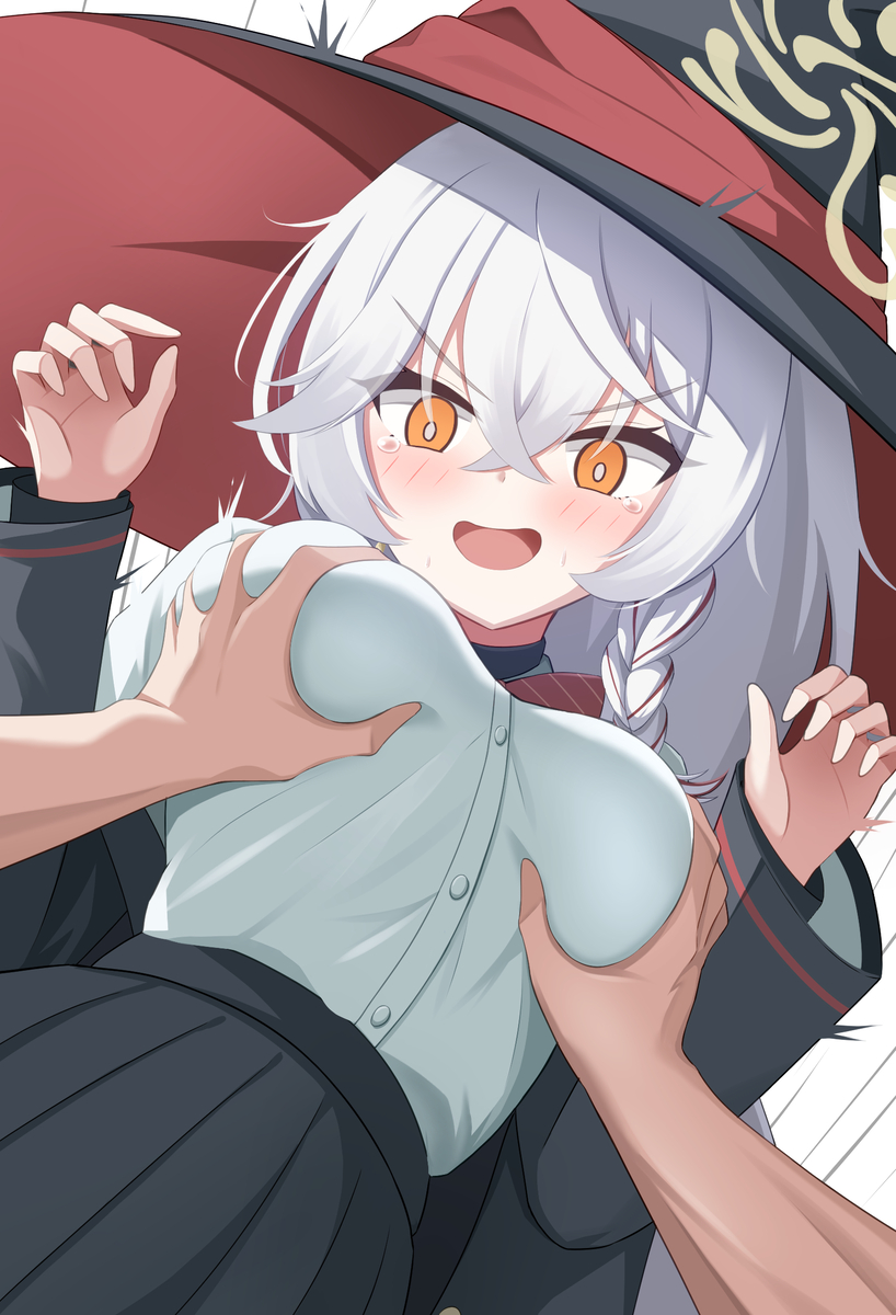 This is a pixiv picture whose title is エリ揉み.