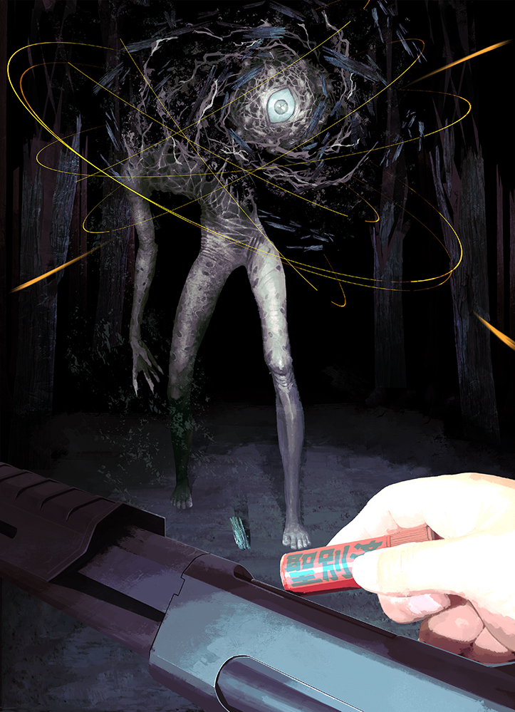 This is a pixiv picture whose title is 黒風飛弾.