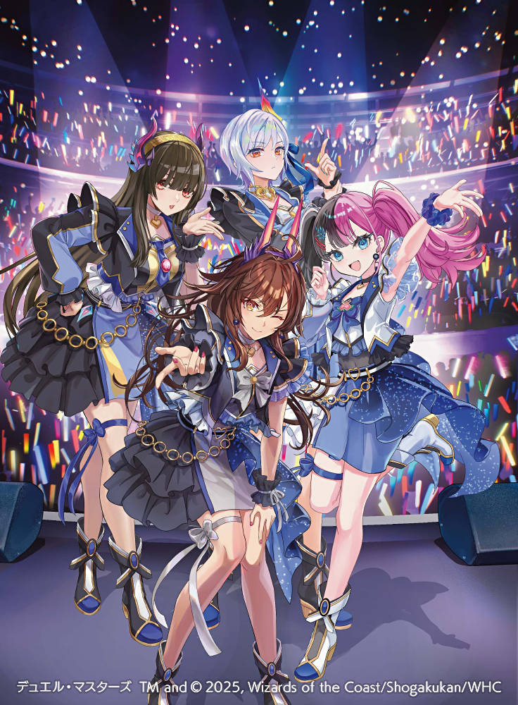 This is a pixiv picture whose title is 【仕事絵】デュエマ『月下卍壊 ガ・リュミーズ 卍』.