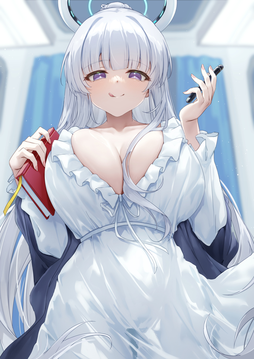 This is a pixiv picture whose title is 「～生塩ノア（パジャマ）～」.