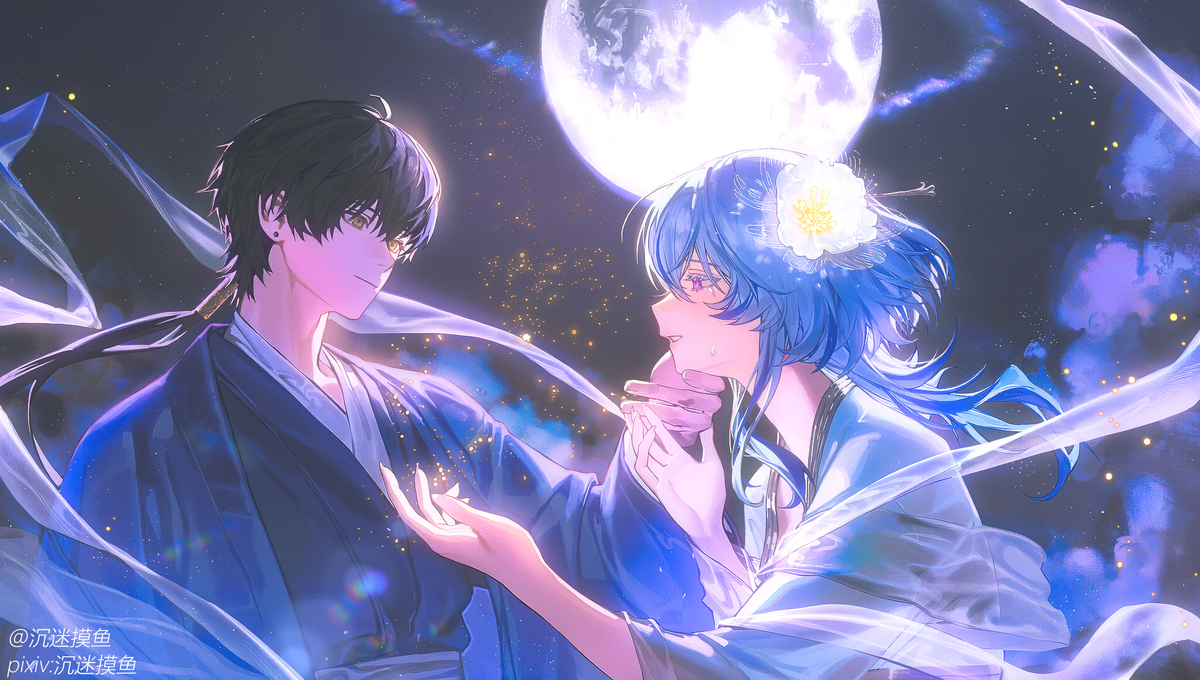 This is a pixiv picture whose title is 牛郎织女再相逢.