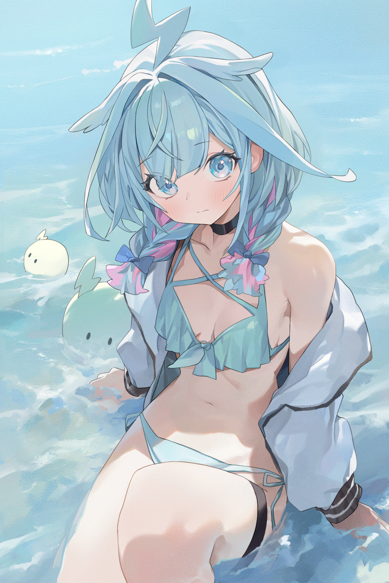 This is a pixiv picture whose title is 水着すぅちゃん.