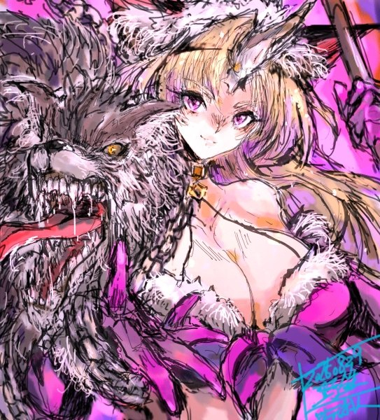 This is a pixiv picture whose title is リース（フェンリルナイト）.