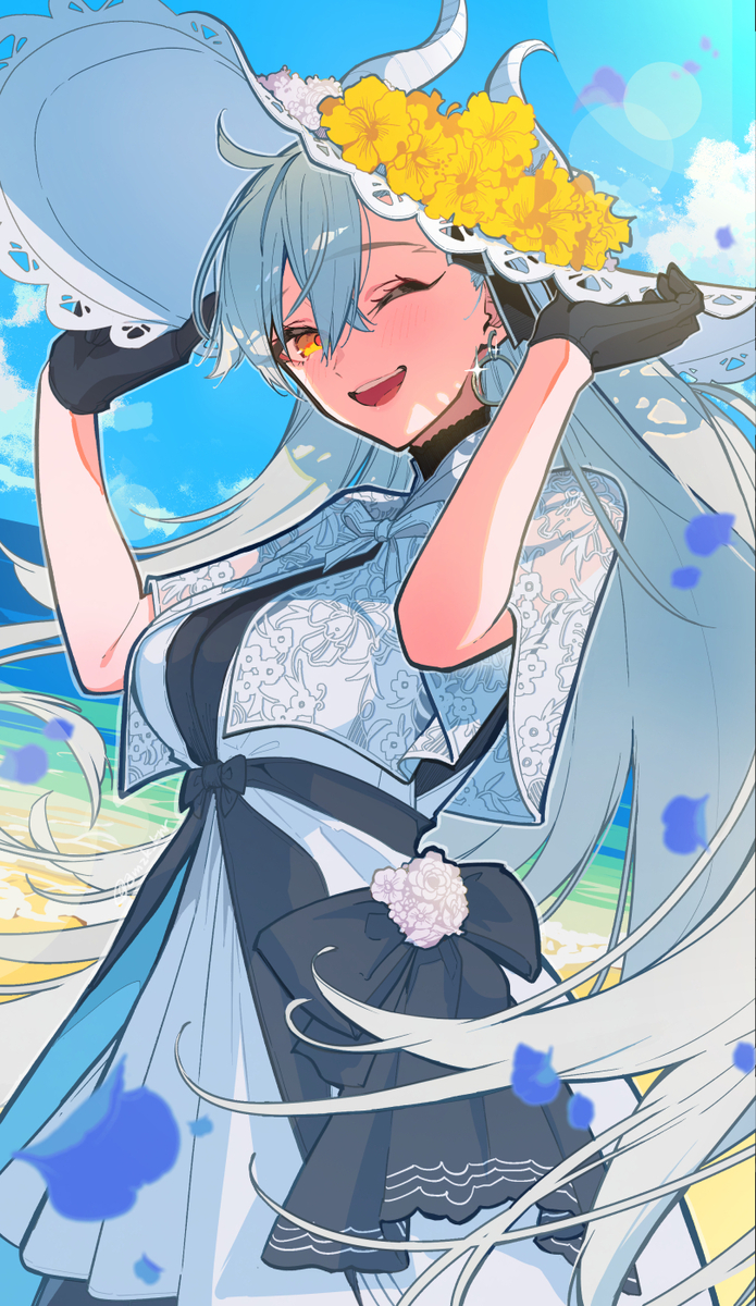 This is a pixiv picture whose title is あの美しい夏の記憶.