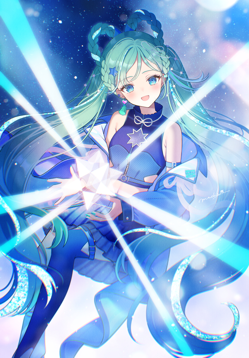 This is a pixiv picture whose title is 輝いて！.