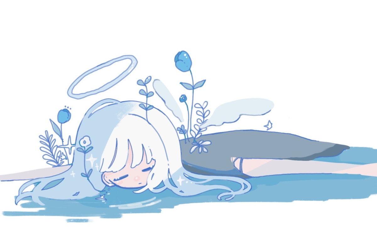 This is a pixiv picture whose title is すやすや.