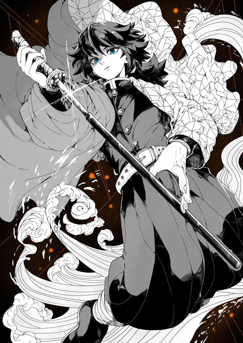 This is a pixiv picture whose title is きめつ！.