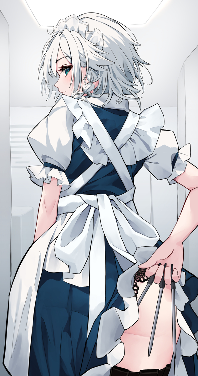 This is a pixiv picture whose title is ﾁﾗｯ…🗡️🗡️🗡️.