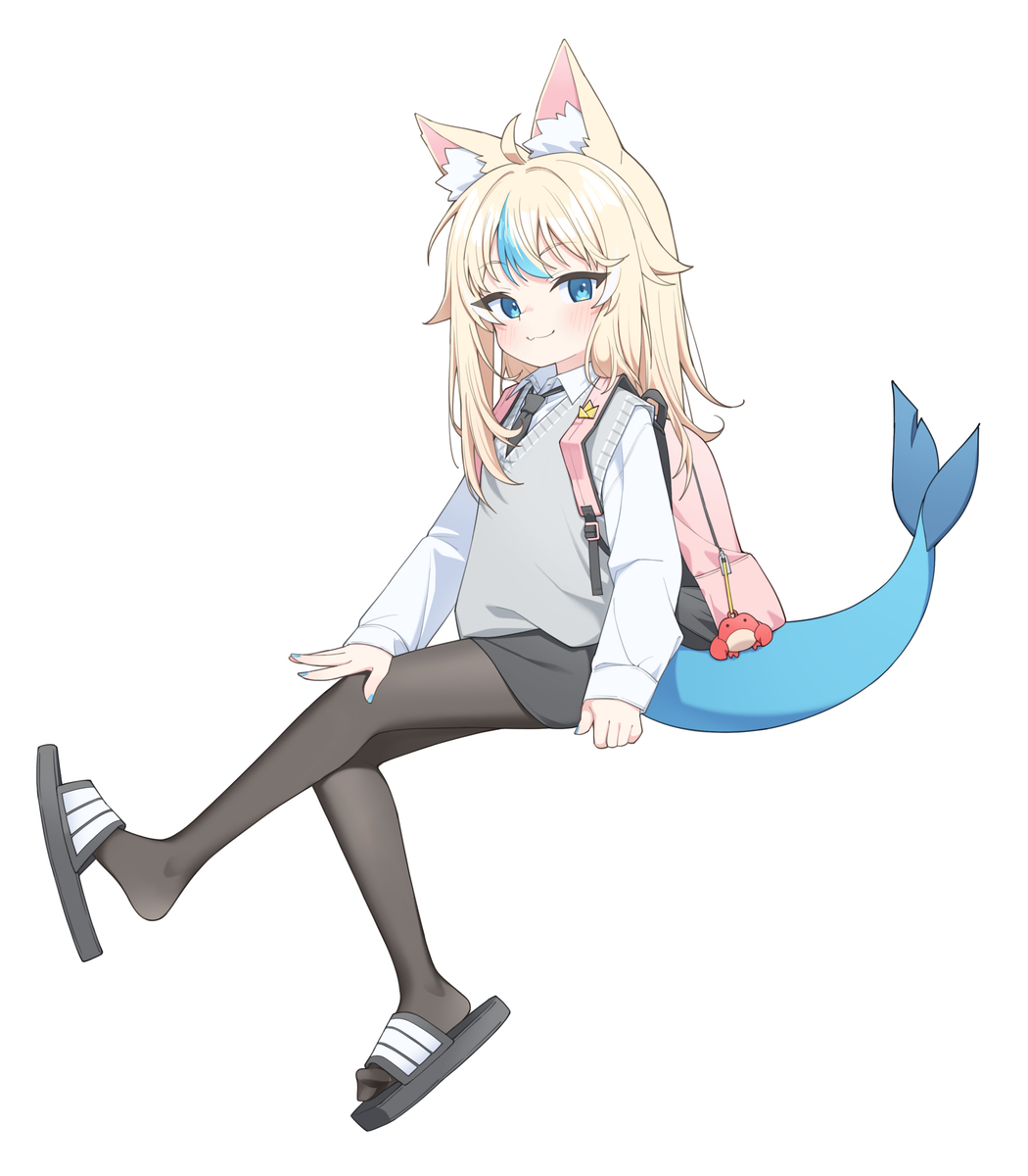 This is a pixiv picture whose title is 고?딩 사바.