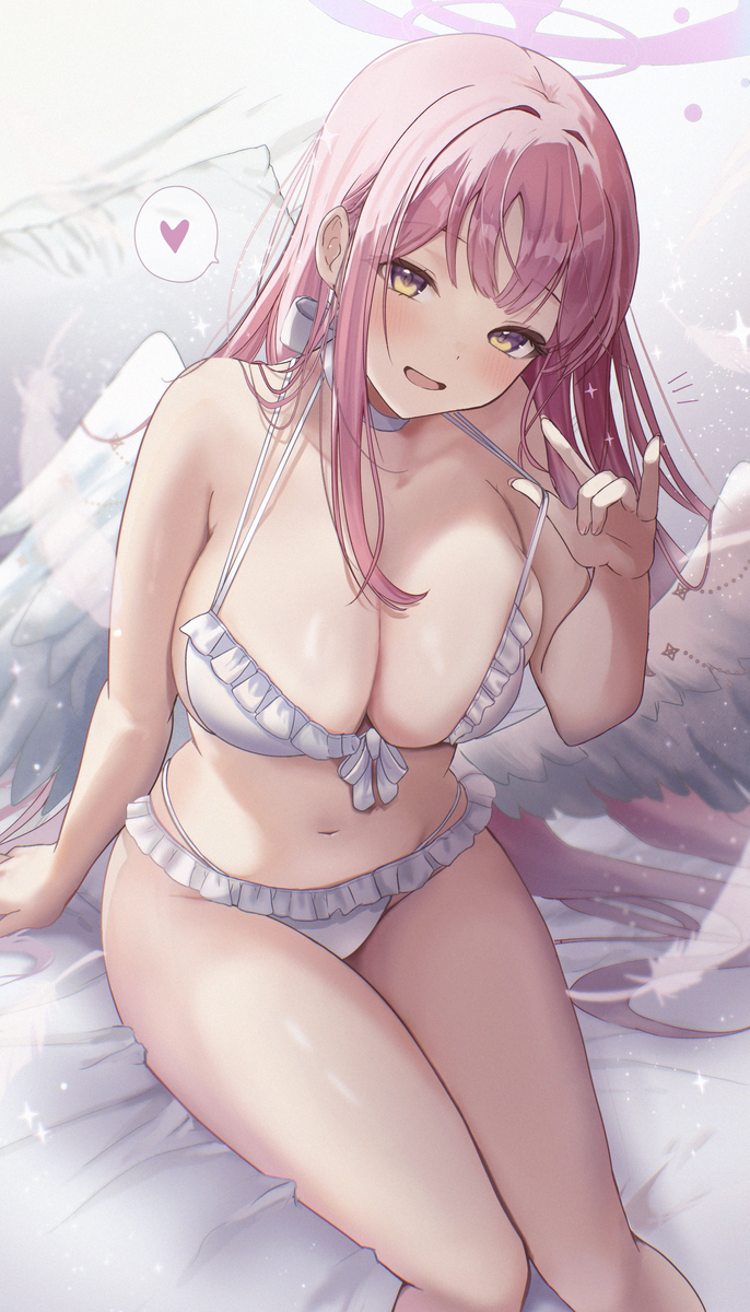 This is a pixiv picture whose title is 水着ミカ♡.
