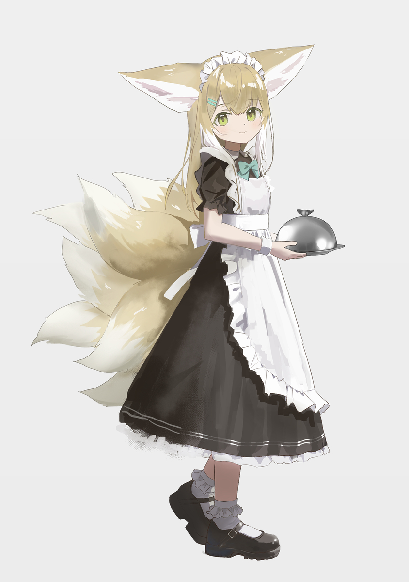 This is a pixiv picture whose title is メイドスズラン.