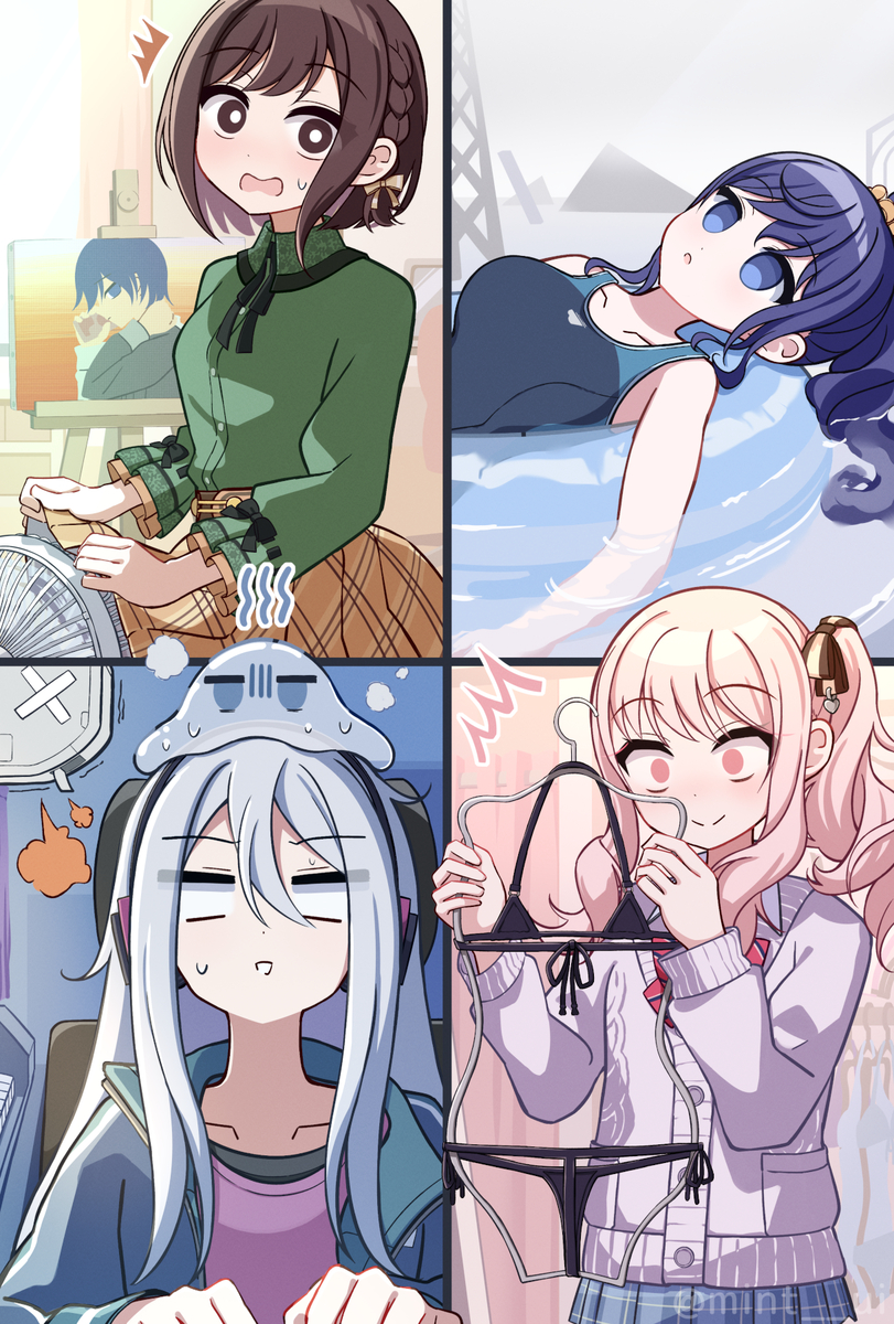 This is a pixiv picture whose title is 現実じゃないこんなの.