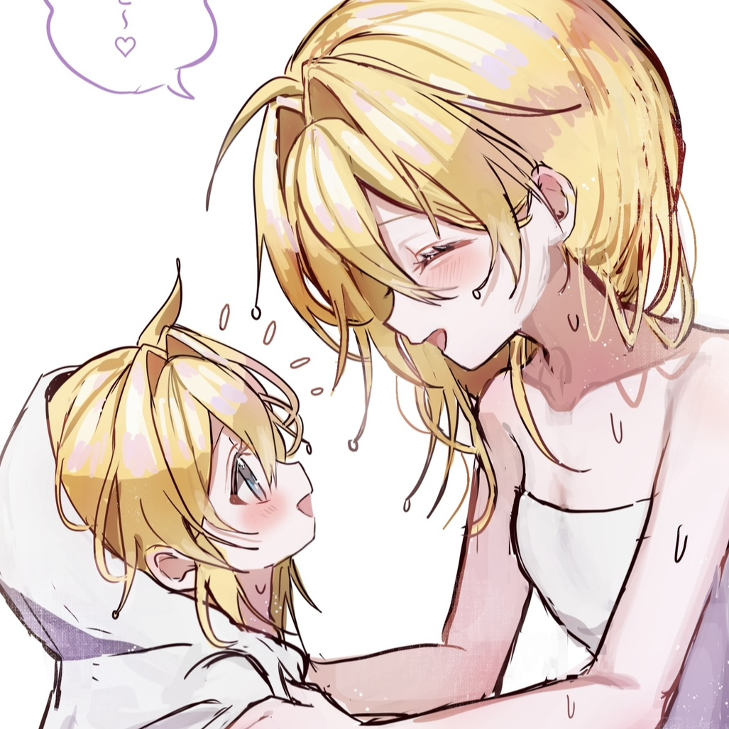 This is a pixiv picture whose title is 子持ち青パン.