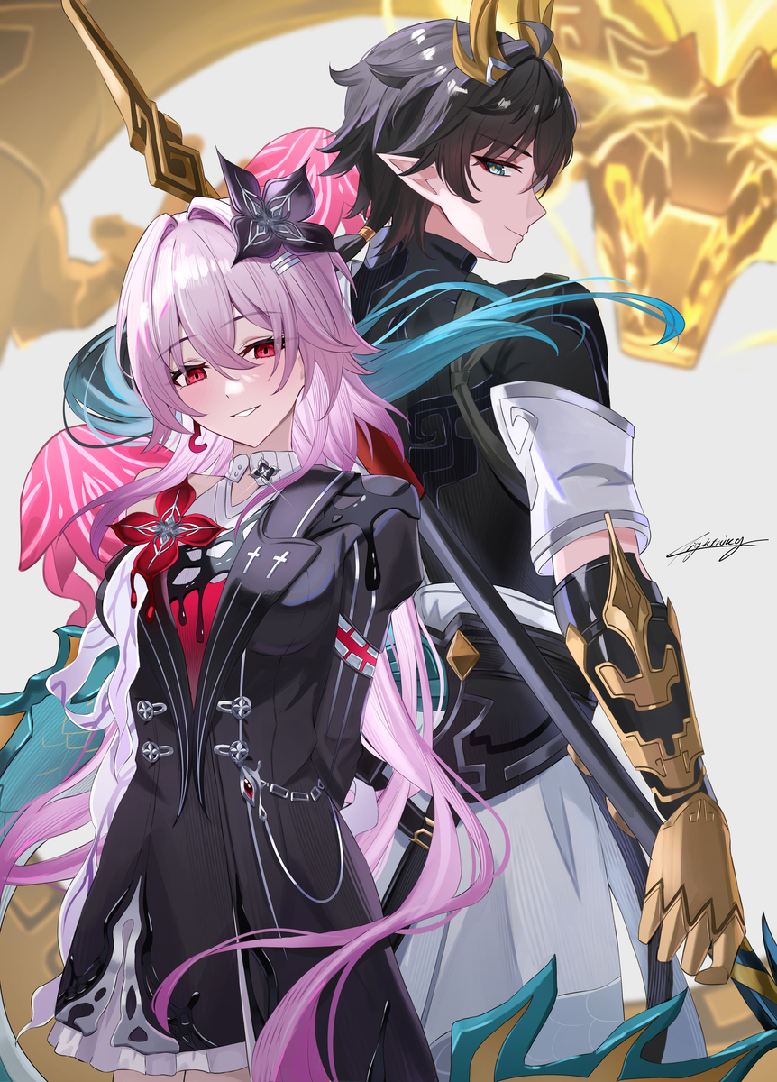This is a pixiv picture whose title is 列車組.