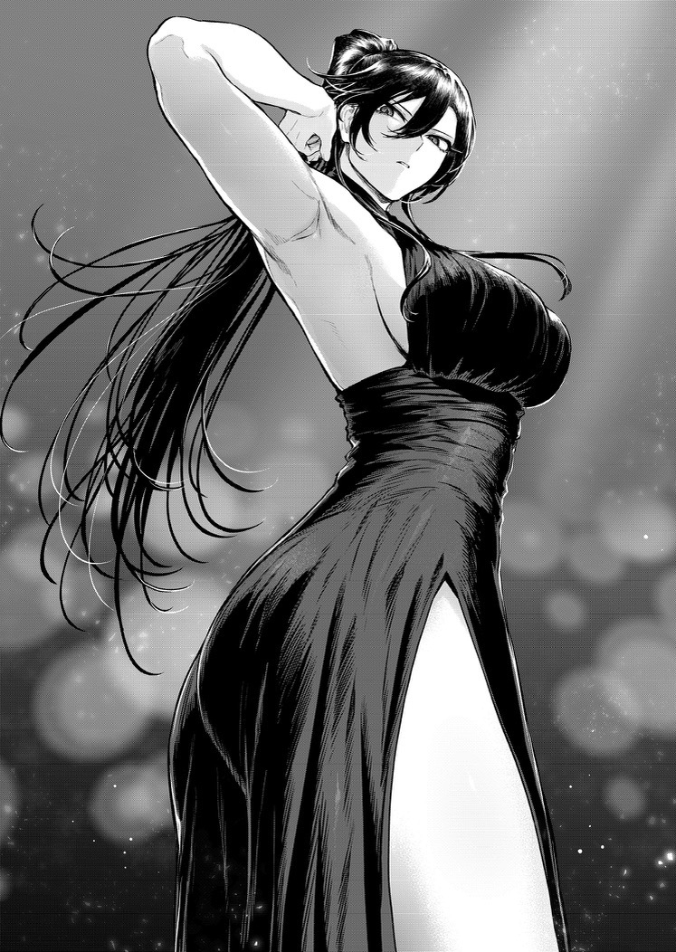 This is a pixiv picture whose title is パーティードレスな神楽さん.