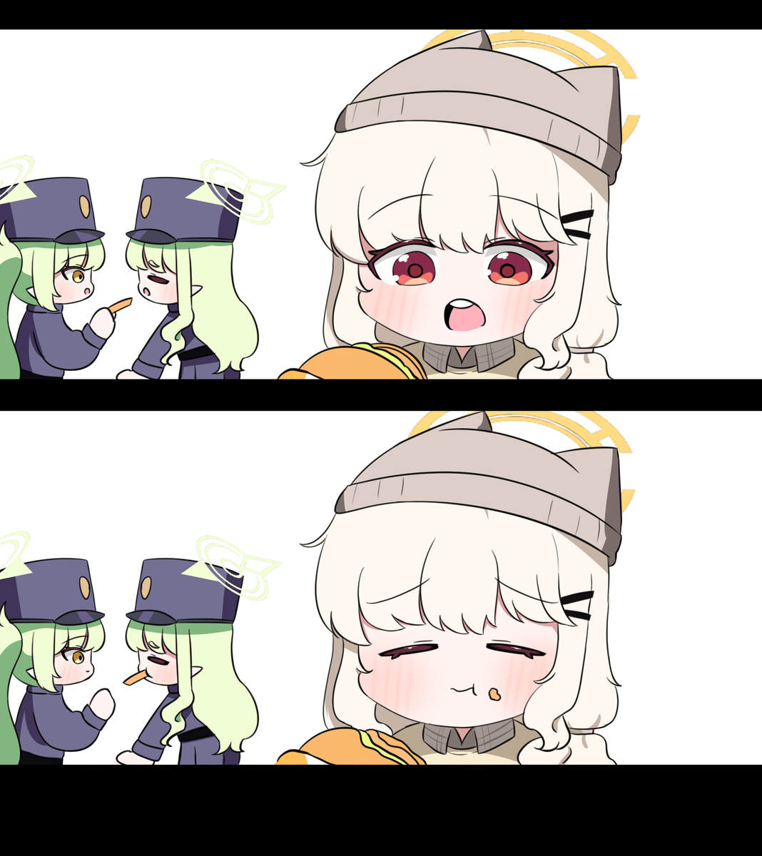 This is a pixiv picture whose title is 맘스터치.