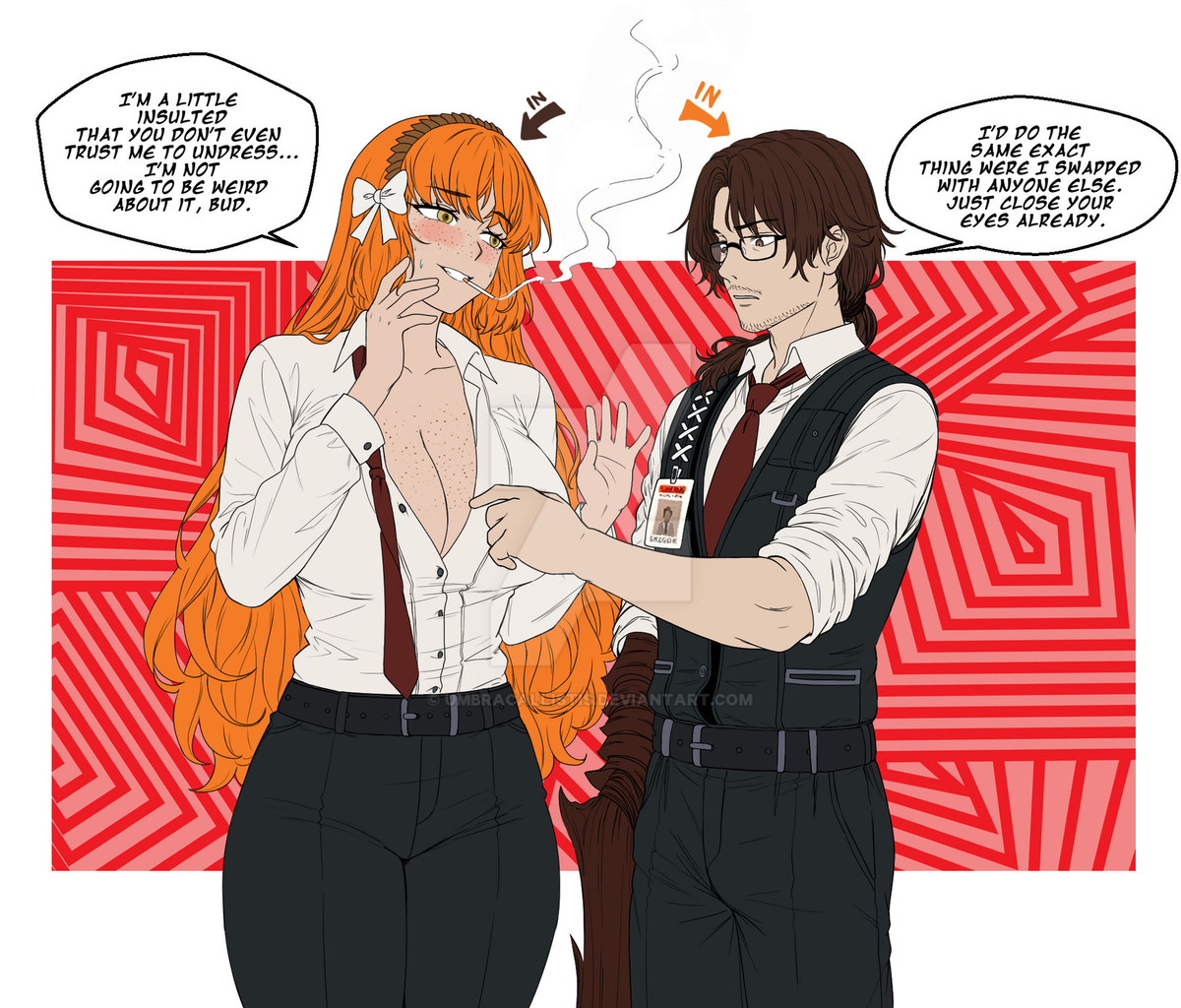 This is a pixiv picture whose title is Limbus Swap - Ishmael.