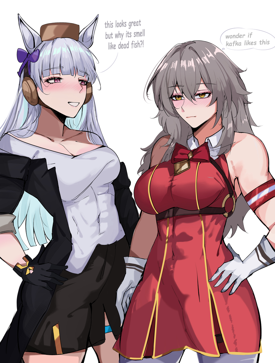 This is a pixiv picture whose title is golshi and stelle.