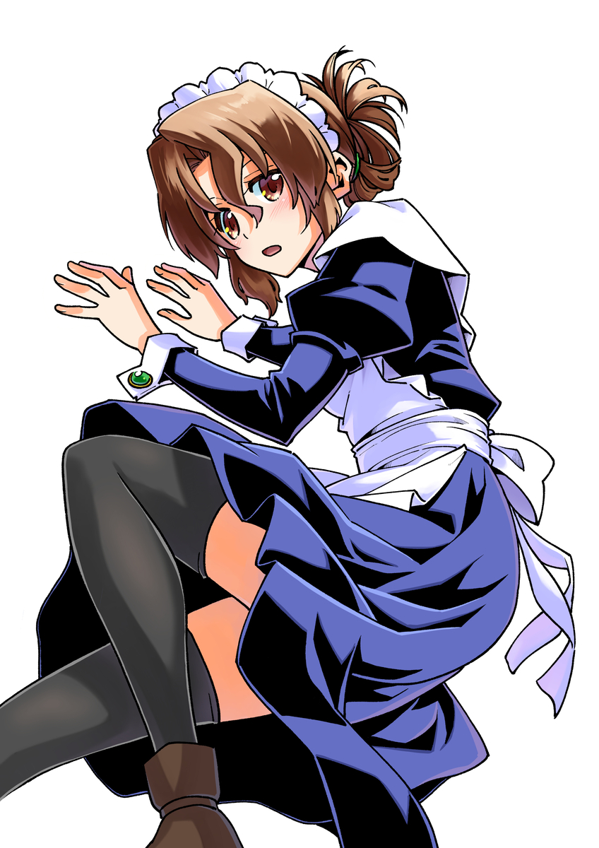 This is a pixiv picture whose title is 以前、完全版の練習で描いたマリアさん.