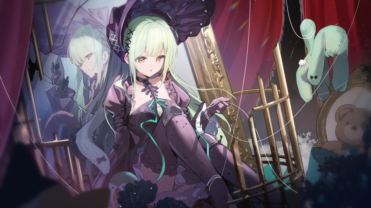 This is a pixiv picture whose title is 若葉睦.