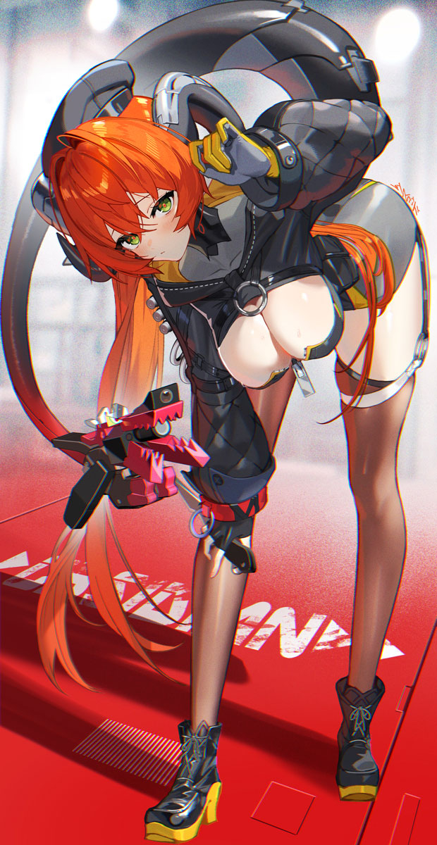 This is a pixiv picture whose title is オルペウス（胸部改修型）.