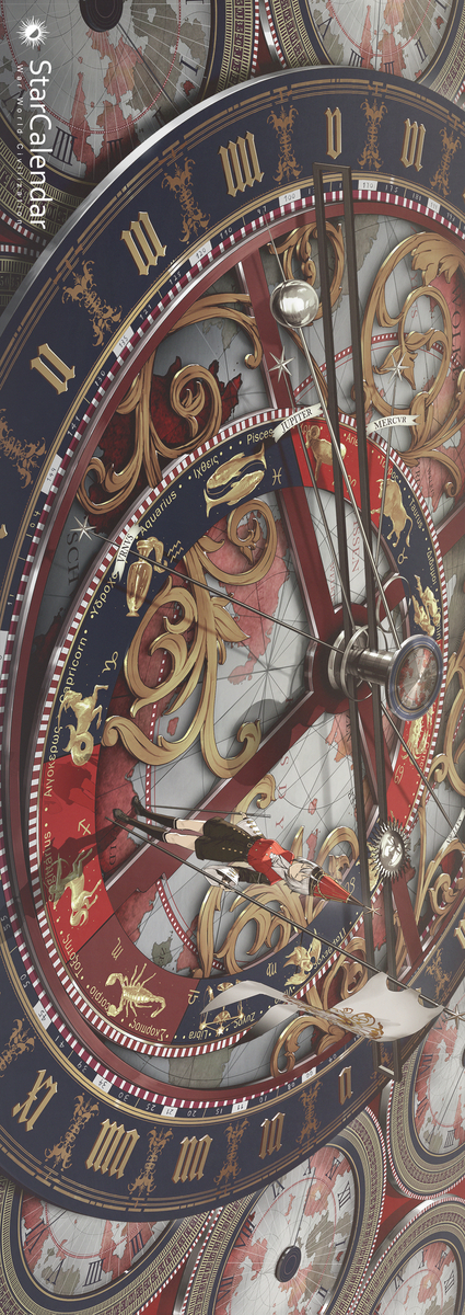 This is a pixiv picture whose title is 天文历钟.