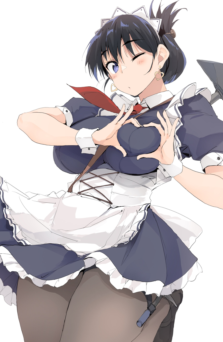 This is a pixiv picture whose title is メイド凪さん.